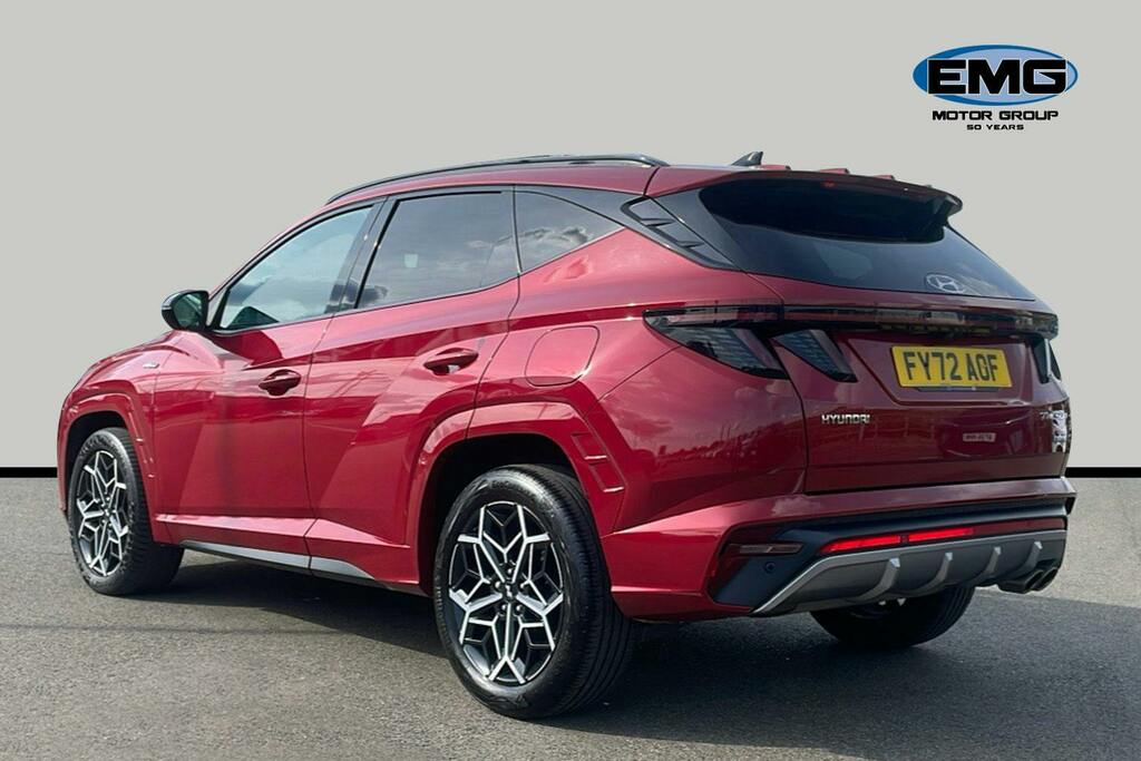 Hyundai Tucson 1.6 H T Gdi N Line Suv Hybrid S FY72AOF Red #4