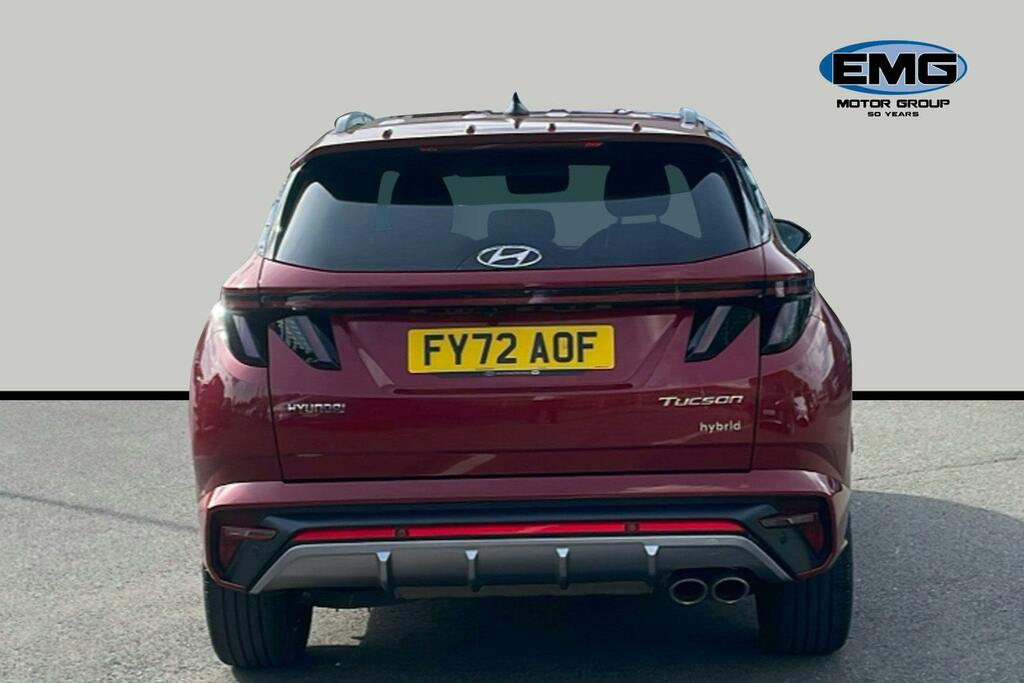 Hyundai Tucson 1.6 H T Gdi N Line Suv Hybrid S FY72AOF Red #5