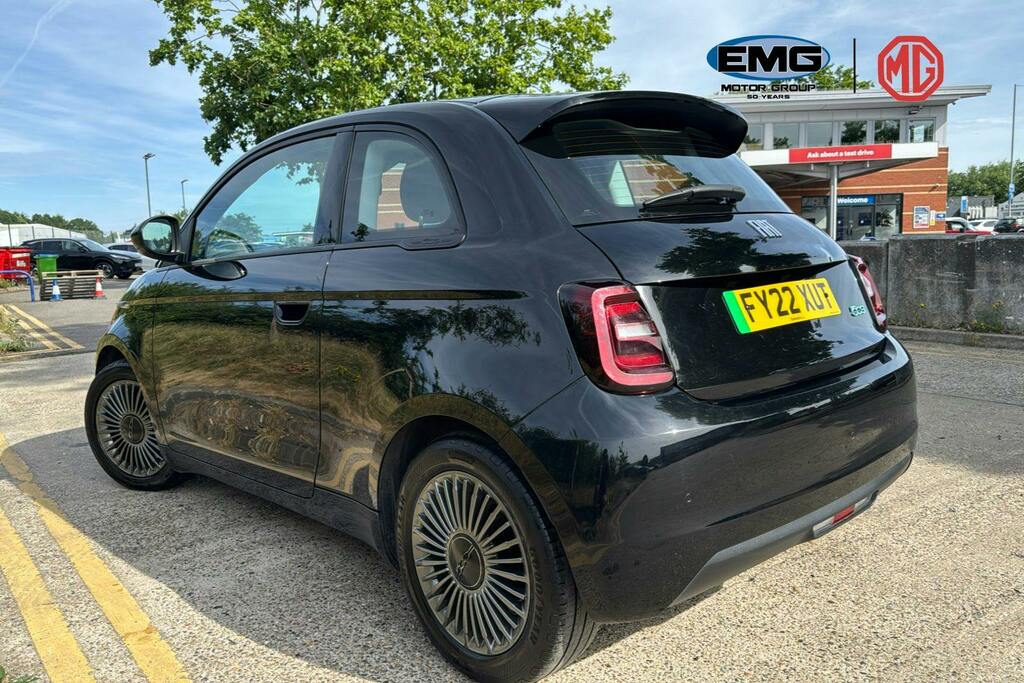 Fiat 500E 42Kwh Icon Hatchback Black #4
