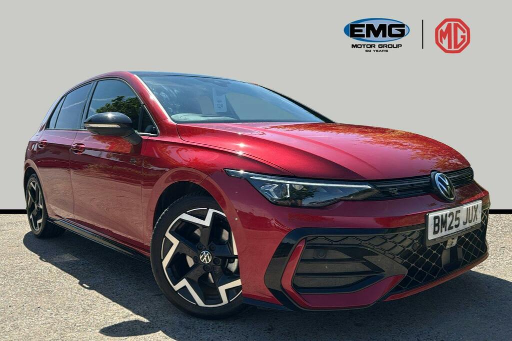 Volkswagen Golf 1.5 Etsi Mhev R Line Hatchback Hybrid D Red