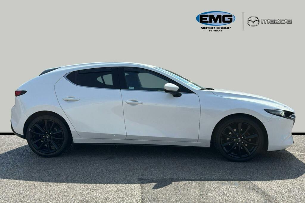 Mazda 3 2.0 E Skyactiv X Mhev Sport Lux Hatchback Petr FR21AUN White #3