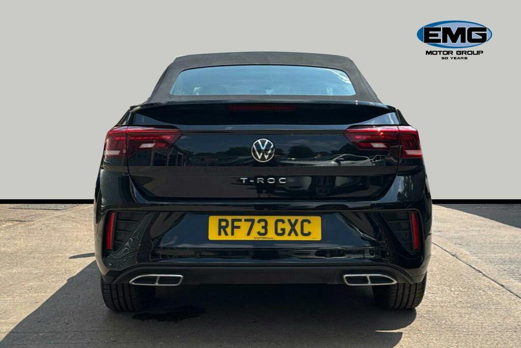 Volkswagen T-Roc 1.5 Tsi R Line Convertible Dsg 2Wd S RF73GXC Black #5