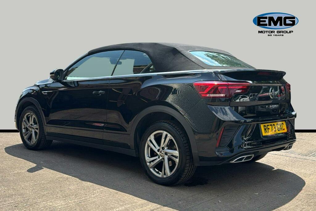 Volkswagen T-Roc 1.5 Tsi R Line Convertible Dsg 2Wd S RF73GXC Black #4