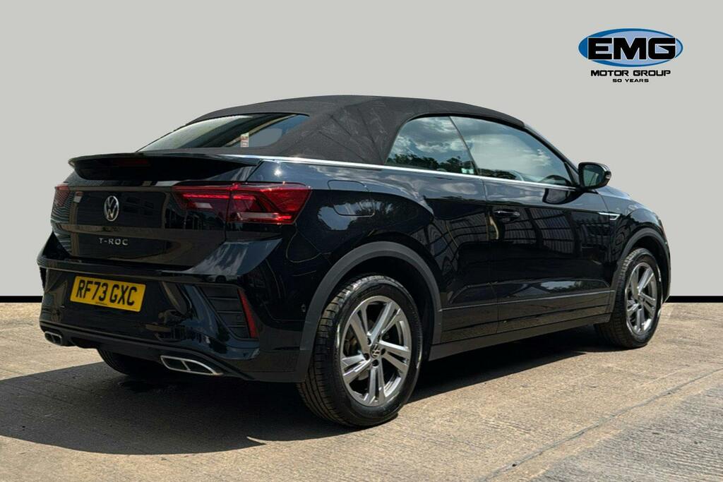 Volkswagen T-Roc 1.5 Tsi R Line Convertible Dsg 2Wd S RF73GXC Black #6
