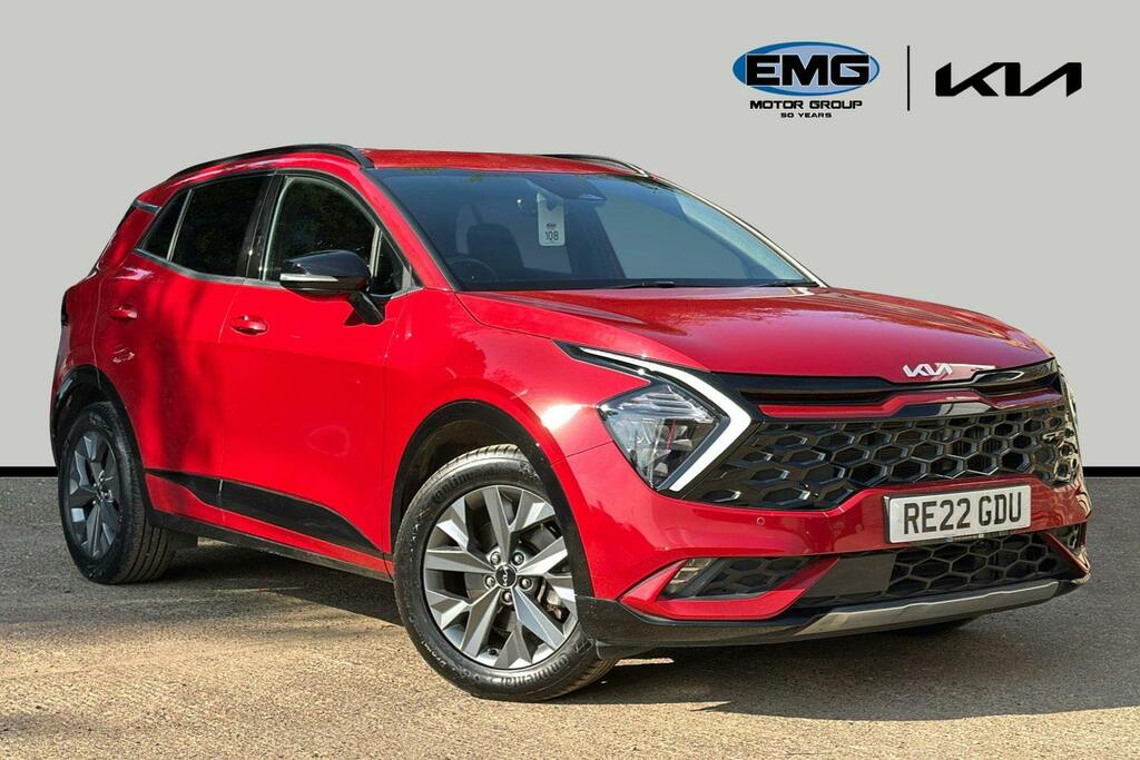 Kia Sportage 1.6 H T Gdi Gt Line Suv Hybrid S Red