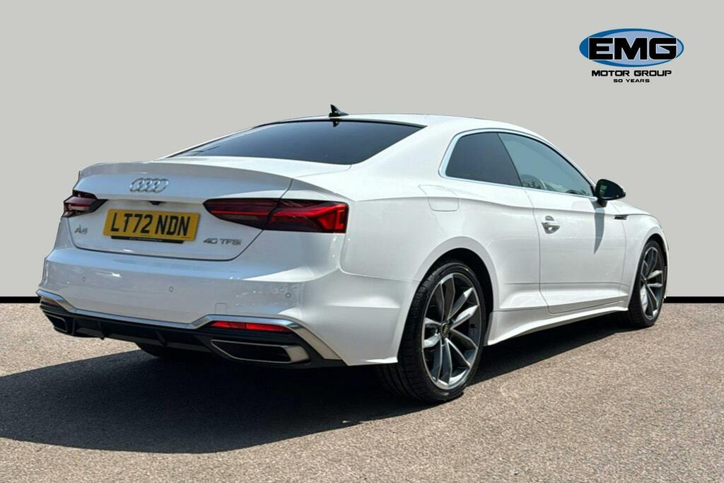 Audi A5 2.0 Tfsi 40 S Line Coupe S Tronic Ss LT72NDN White #6