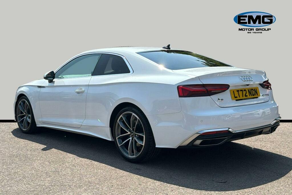 Audi A5 2.0 Tfsi 40 S Line Coupe S Tronic Ss LT72NDN White #4