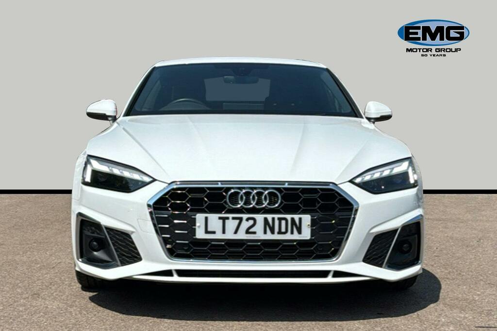 Audi A5 2.0 Tfsi 40 S Line Coupe S Tronic Ss LT72NDN White #2