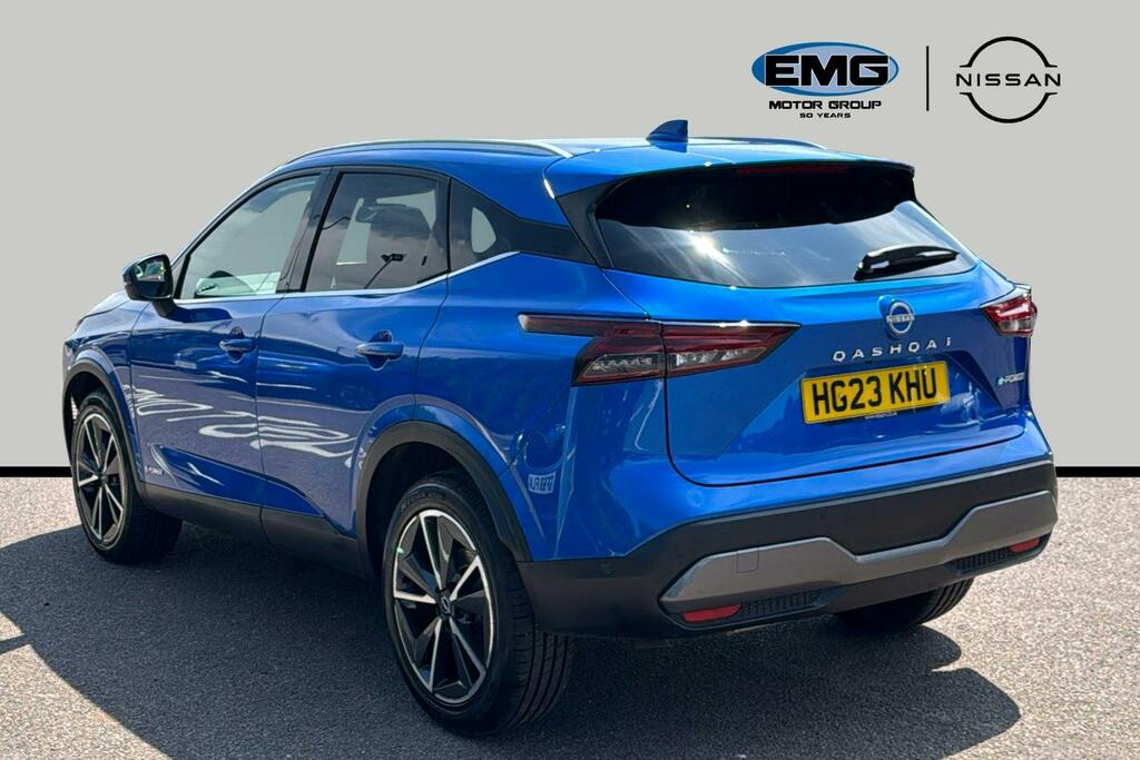Nissan Qashqai 1.5 H E Power Tekna Suv Hybrid S HG23KHU Blue #4