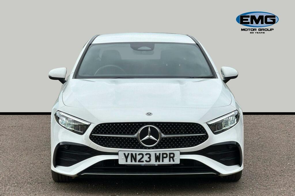 Mercedes-Benz A Class 1.3 A180h Mhev Amg Line Executive Saloon Pet YN23WPR White #2