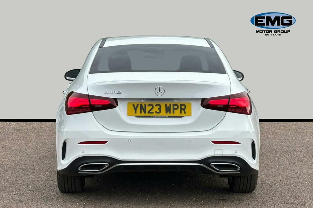 Mercedes-Benz A Class 1.3 A180h Mhev Amg Line Executive Saloon Pet YN23WPR White #5