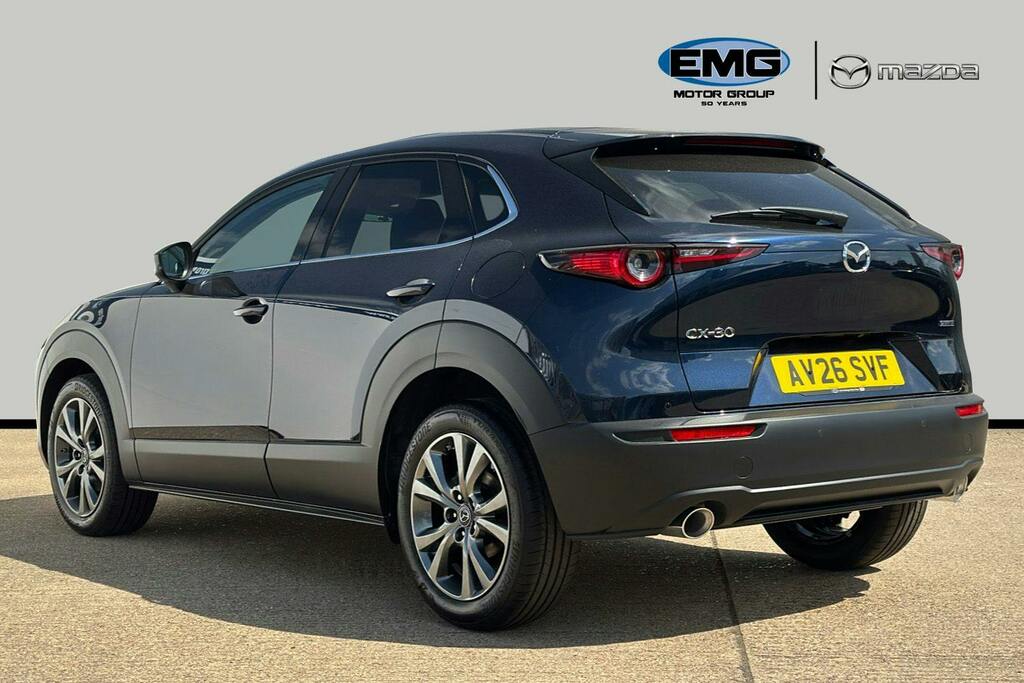 Mazda CX-30 2.0 E Skyactiv X Mhev Exclusive Line Suv Petro Blue #4