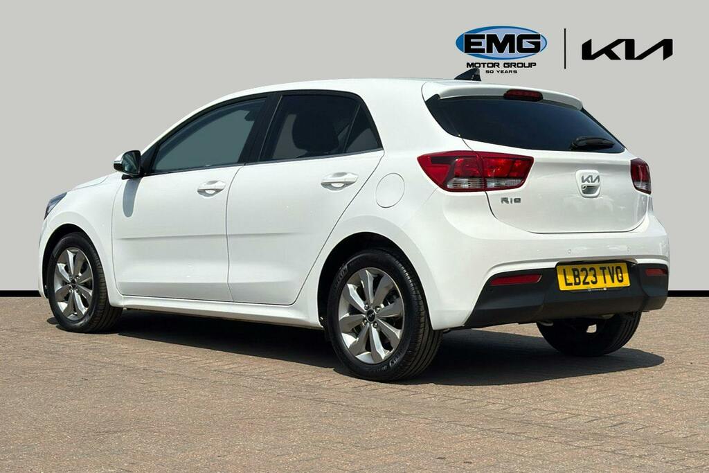Kia RIO 1.0 T Gdi Mhev 3 Hatchback Hybrid Dct White #4