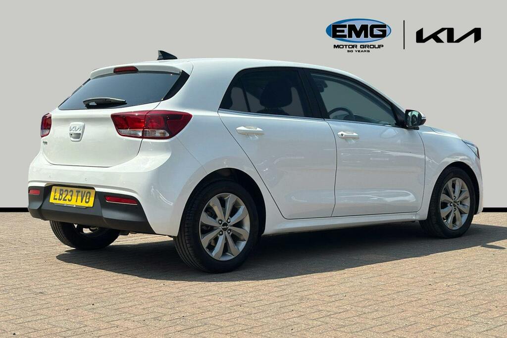 Kia RIO 1.0 T Gdi Mhev 3 Hatchback Hybrid Dct White #6