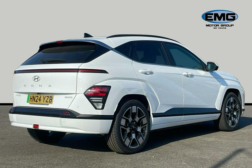 Hyundai Kona 65.4Kwh Ultimate Suv HN24YZB White #6