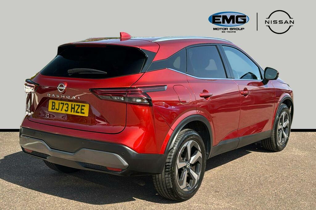 Nissan Qashqai 1.3 Dig T Mhev N Connecta Suv Hybrid Ma BJ73HZE Red #6