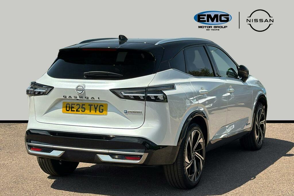 Nissan Qashqai 1.5 H E Power Tekna Plus Suv Hybrid Aut OE25TYG White #6
