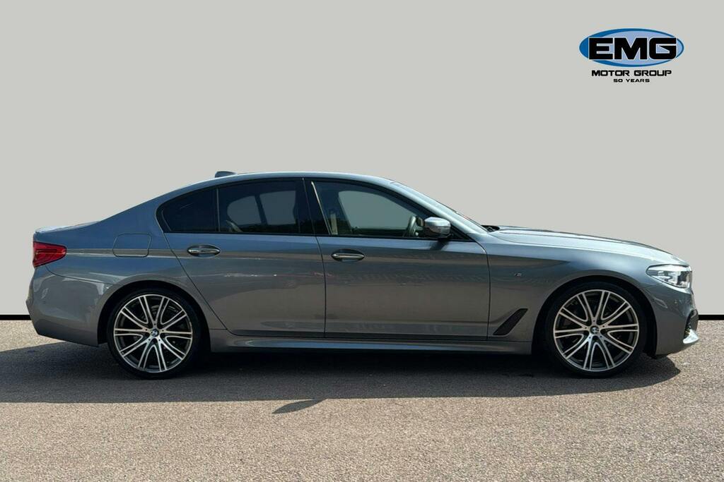 BMW 5 Series 2.0 520D M Sport Saloon Ss EN17FHZ Blue #3