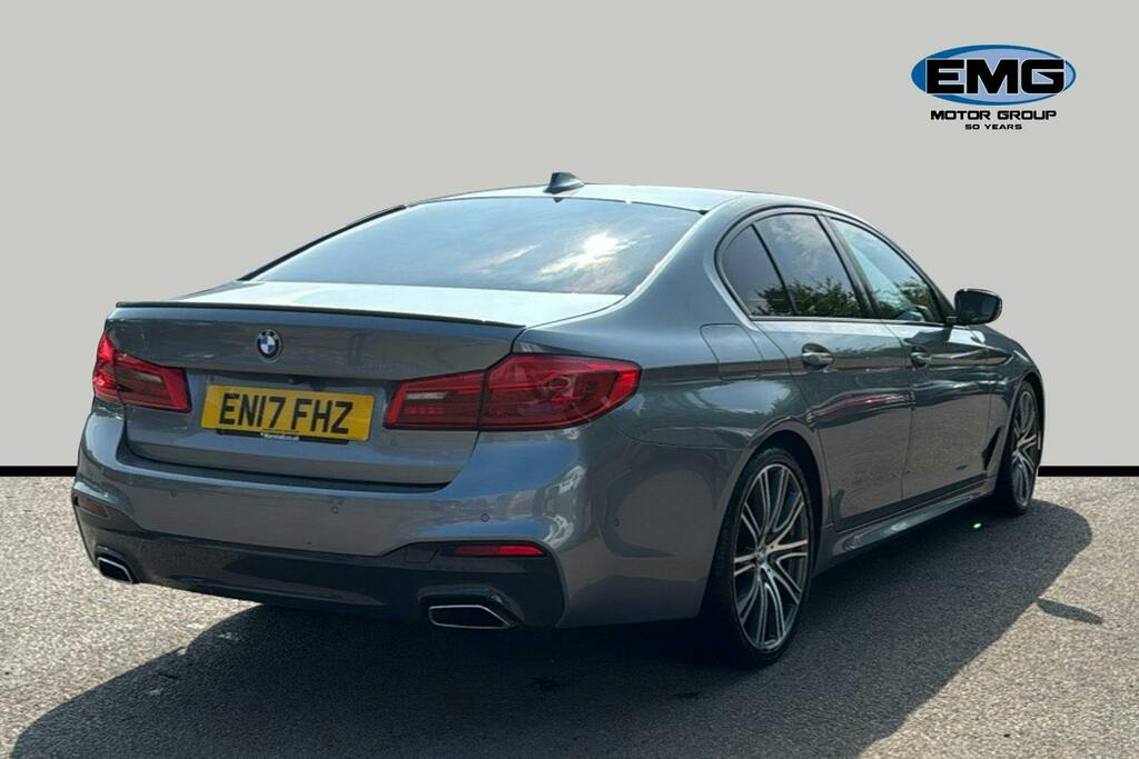 BMW 5 Series 2.0 520D M Sport Saloon Ss EN17FHZ Blue #6