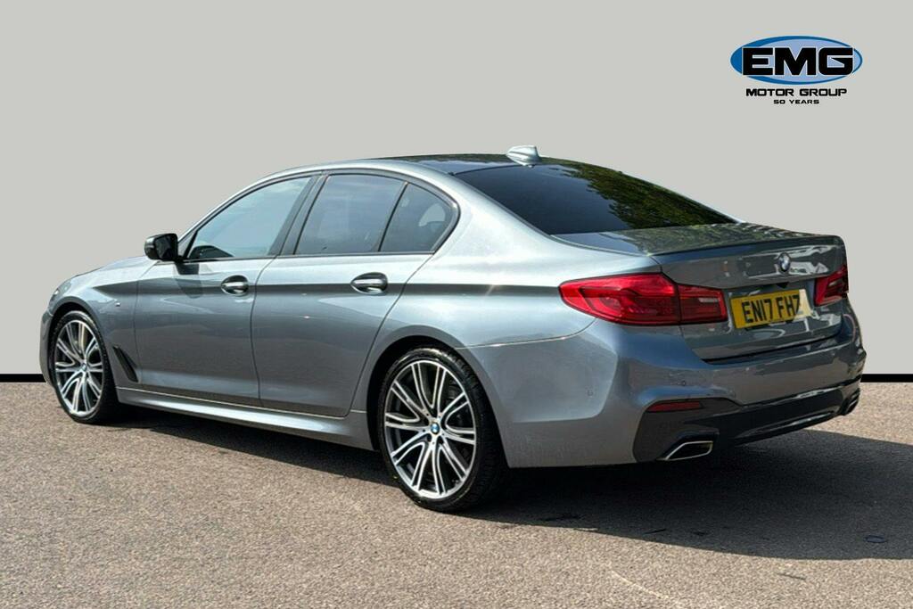 BMW 5 Series 2.0 520D M Sport Saloon Ss EN17FHZ Blue #4