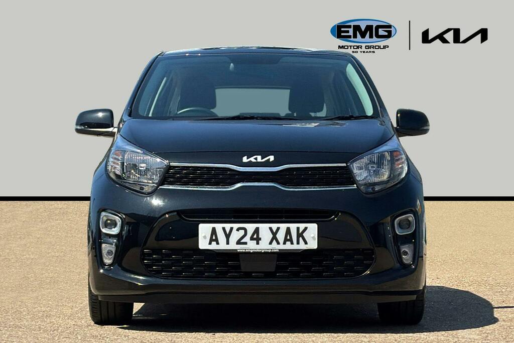 Kia Picanto 1.0 Dpi 3 Hatchback Amt Ss AY24XAK Black #2