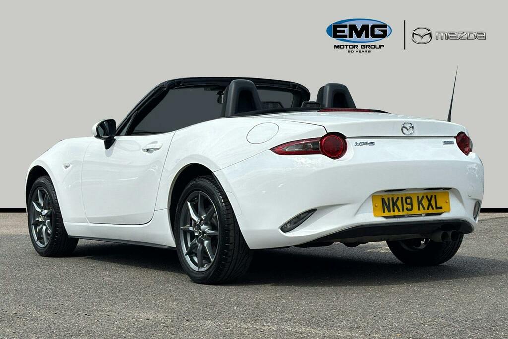 Mazda MX-5 1.5 Skyactiv G Se Plus Convertible Manu White #4
