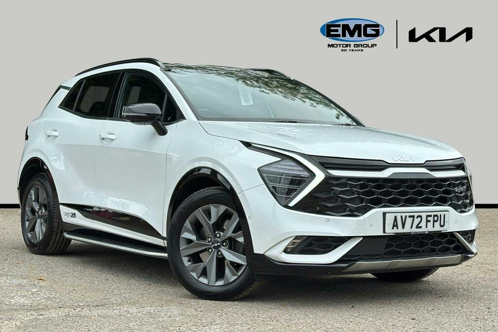 Kia Sportage 1.6 H T Gdi Gt Line S Suv Hybrid A White