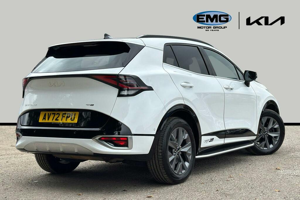 Kia Sportage 1.6 H T Gdi Gt Line S Suv Hybrid A AV72FPU White #6
