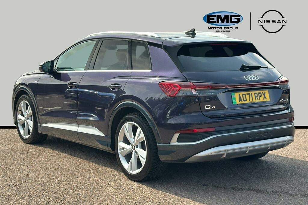 Audi Q4 E Tron 40 S Line Suv 82Kwh Purple #4