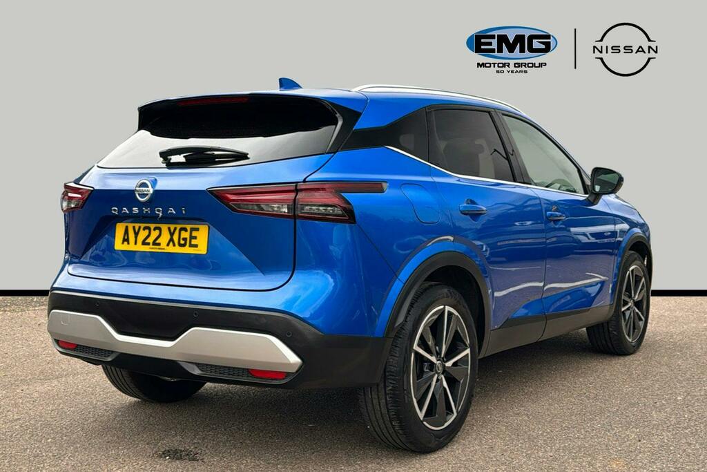 Nissan Qashqai 1.3 Dig T Mhev Tekna Suv Hybrid AY22XGE Blue #6