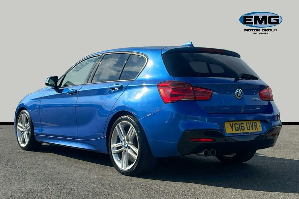 BMW 1 Series 2.0 120D M Sport Hatchback Ss Blue #4