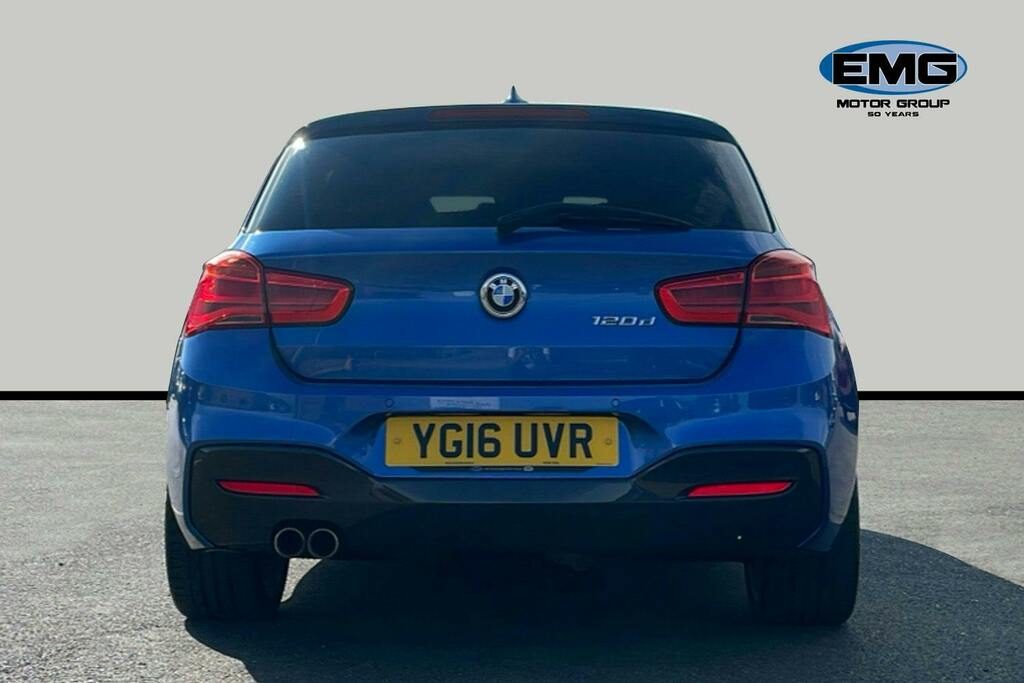 BMW 1 Series 2.0 120D M Sport Hatchback Ss YG16UVR Blue #5