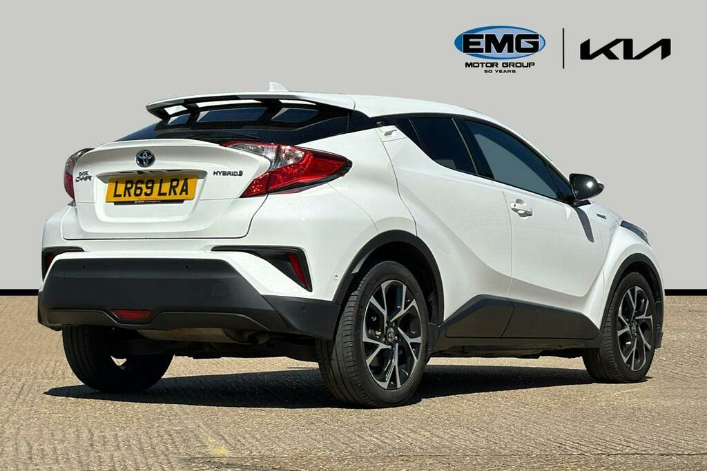 Toyota C-Hr 1.8 Vvt H Design Suv Hybrid Cvt Ss White #6