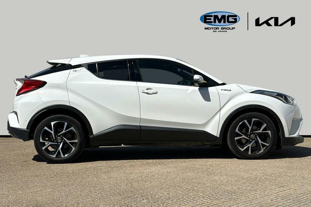 Toyota C-Hr 1.8 Vvt H Design Suv Hybrid Cvt Ss White #3