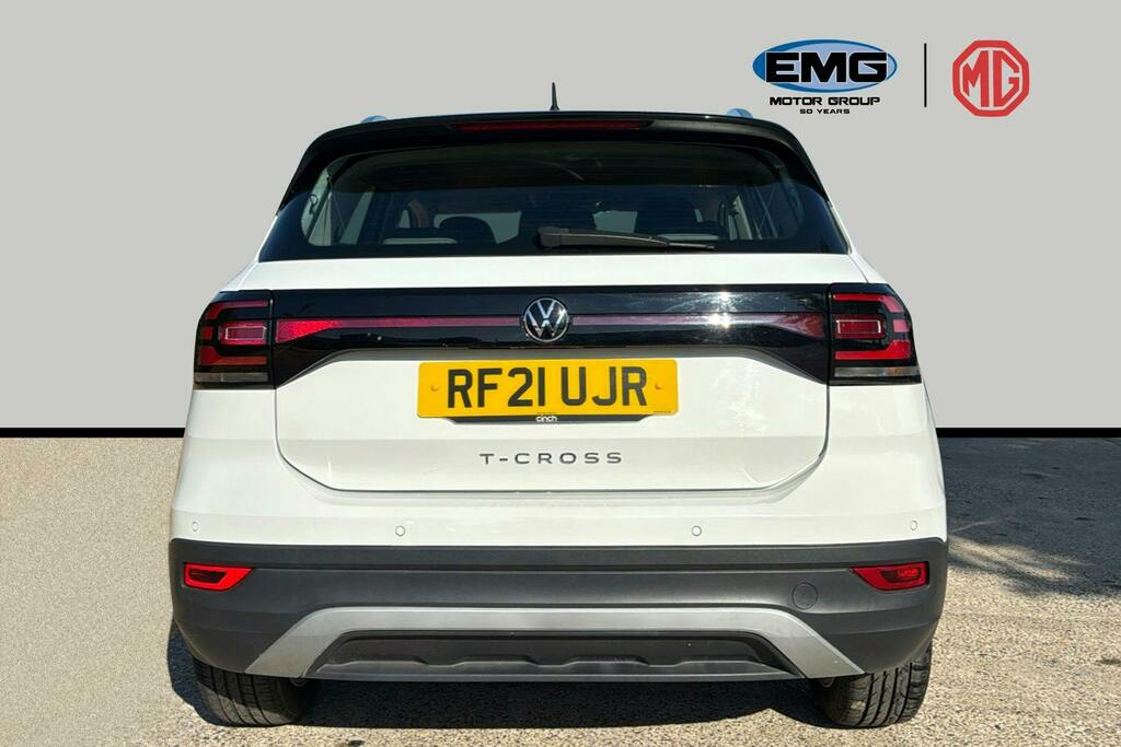 Volkswagen T-Cross 1.0 Tsi Sel Suv Dsg Ss RF21UJR White #5