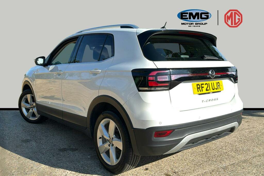 Volkswagen T-Cross 1.0 Tsi Sel Suv Dsg Ss RF21UJR White #4