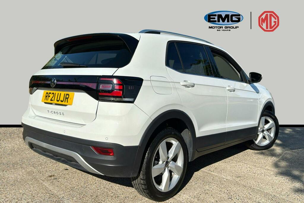 Volkswagen T-Cross 1.0 Tsi Sel Suv Dsg Ss RF21UJR White #6