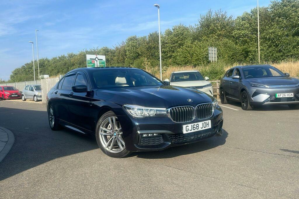 BMW 7 Series 730D Xdrive M Sport Black #24