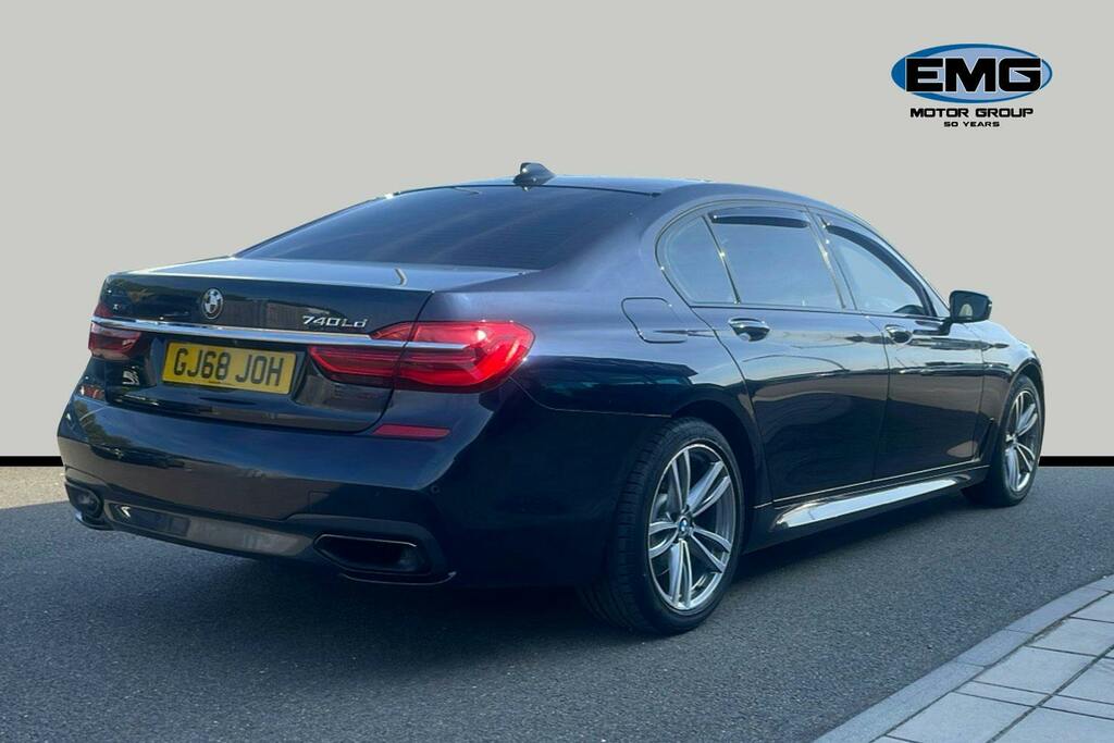 BMW 7 Series 3.0 740Ld M Sport Saloon Xdrive Black #6