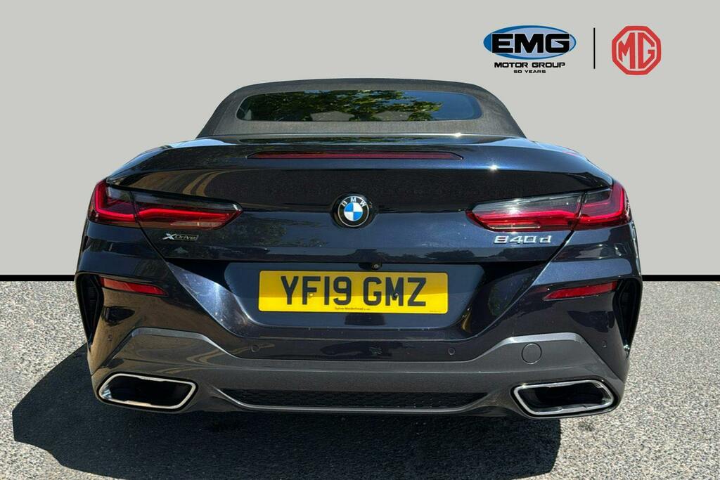 BMW 8 Series 3.0 840D Convertible Steptronic Xdrive Black #5