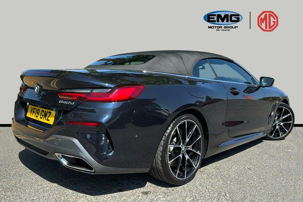 BMW 8 Series 3.0 840D Convertible Steptronic Xdrive Black #6