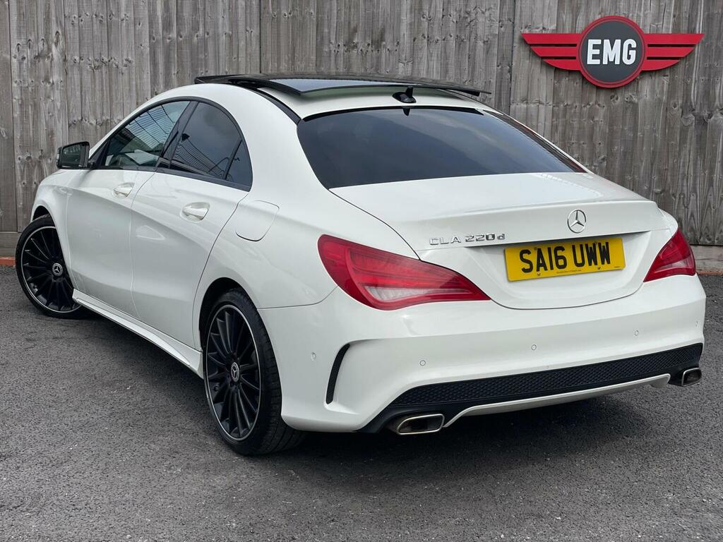Mercedes-Benz CLA Class 2.1 Cla220d Amg Sport Coupe 7G-dct Euro 6 Ss White #3