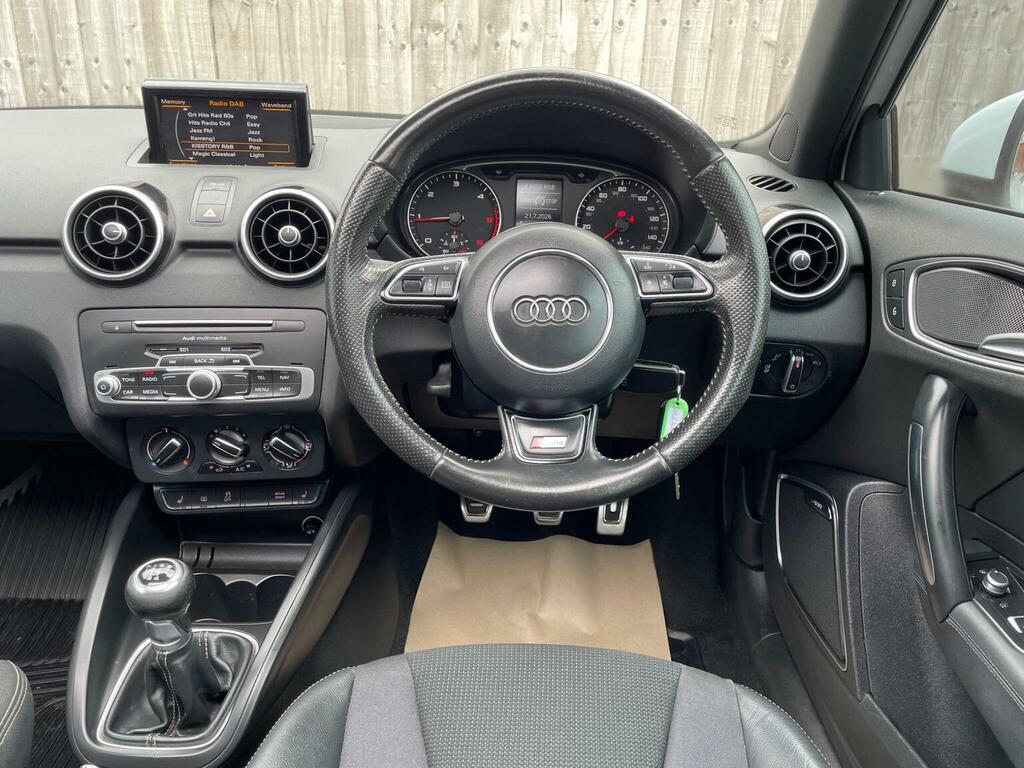 Audi A1 1.6 Tdi S Line Euro 6 Ss BV65KWA White #4