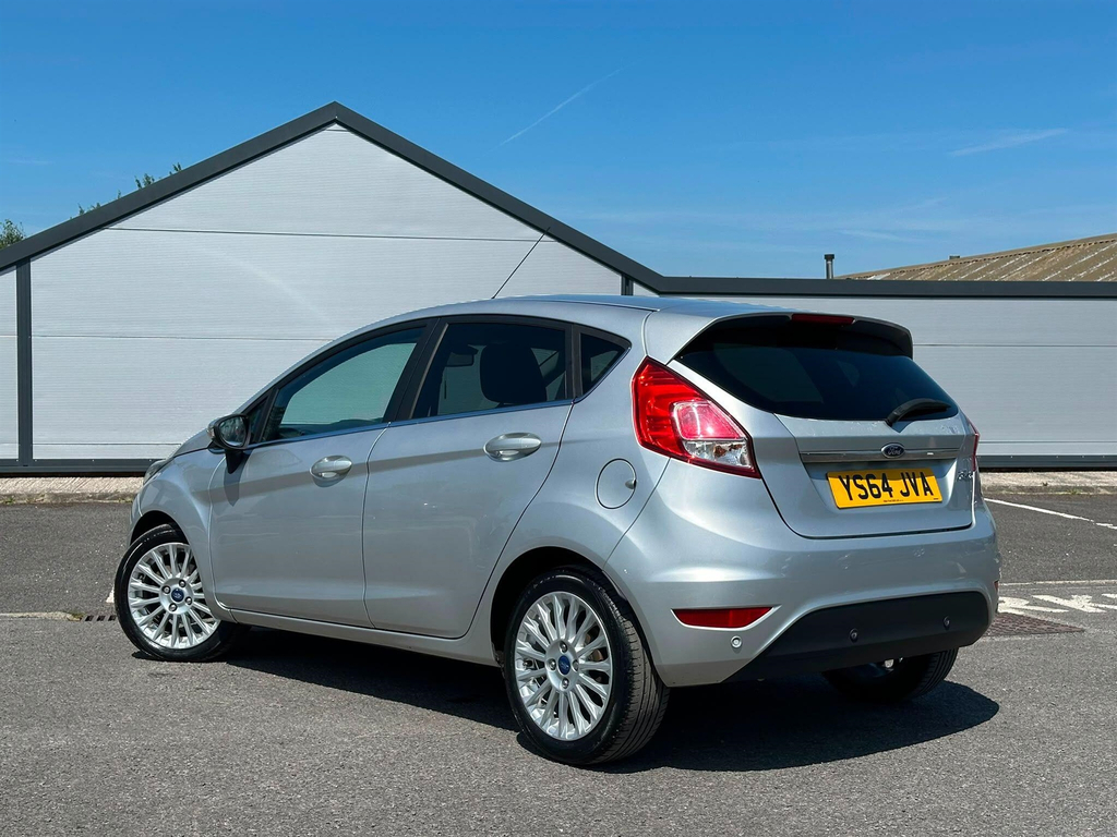 Ford Fiesta 1.6 Titanium Powershift Euro 5 YS64JVA Silver #4