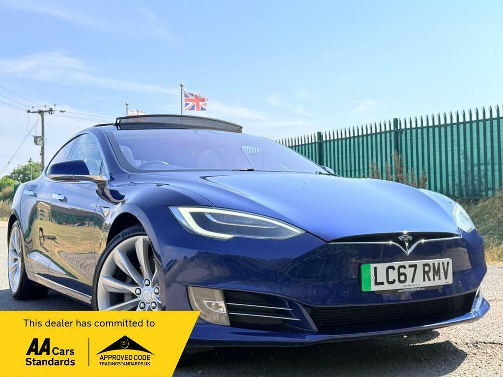 Tesla Model S 90D Dual Motor 4Wd Blue