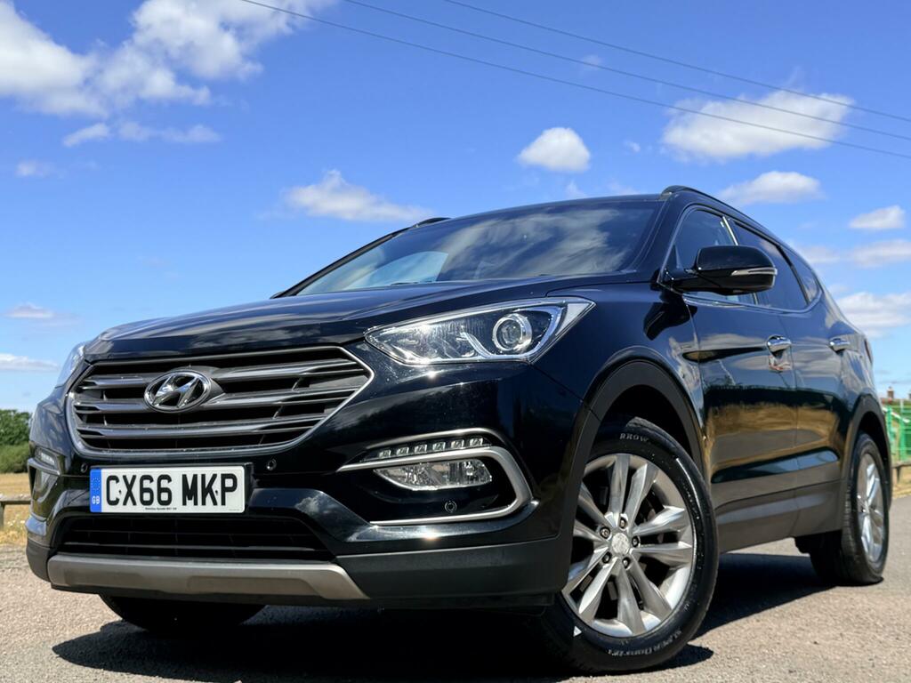 Hyundai Santa Fe 2.2 Crdi Blue Drive Premium 4Wd Euro 6 Ss CX66MKP Black #3