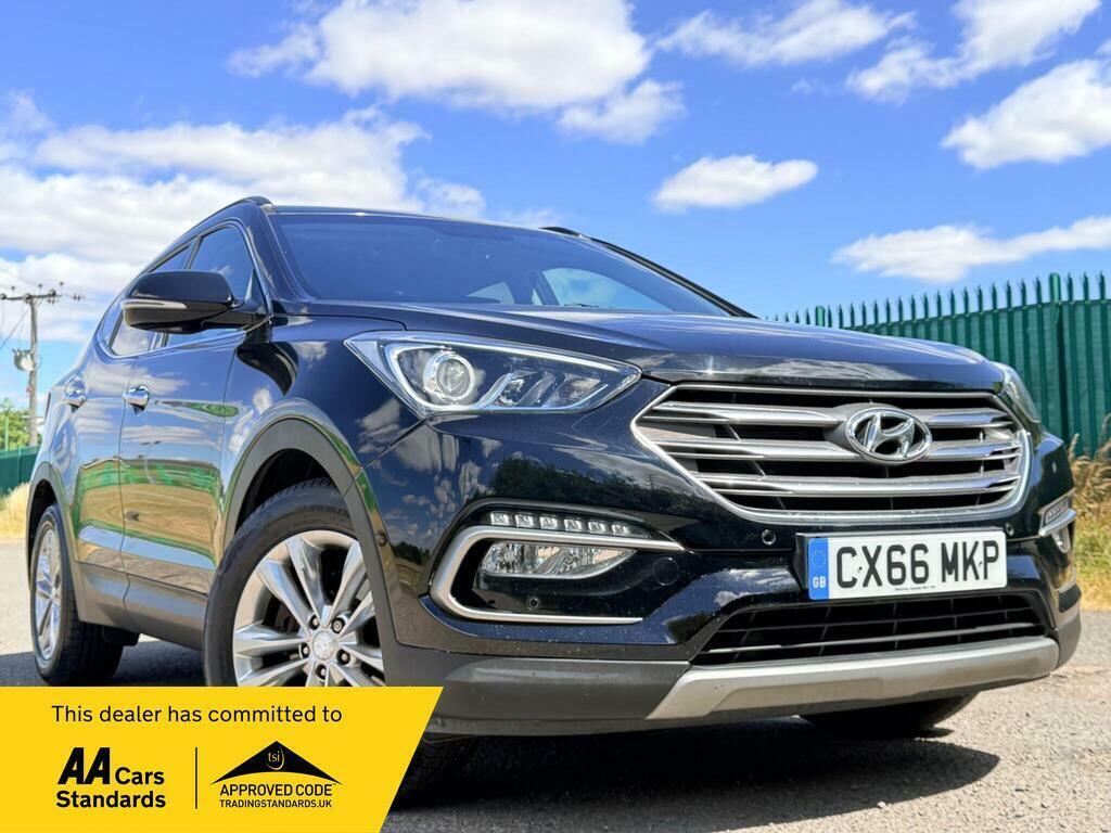 Hyundai Santa Fe 2.2 Crdi Blue Drive Premium 4Wd Euro 6 Ss CX66MKP Black