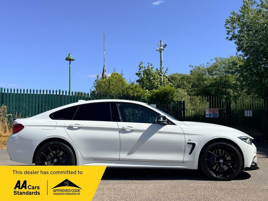 BMW 4 Series Gran Coupe M Sport LT18AHK White #4