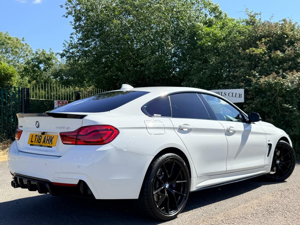 BMW 4 Series Gran Coupe M Sport LT18AHK White #6