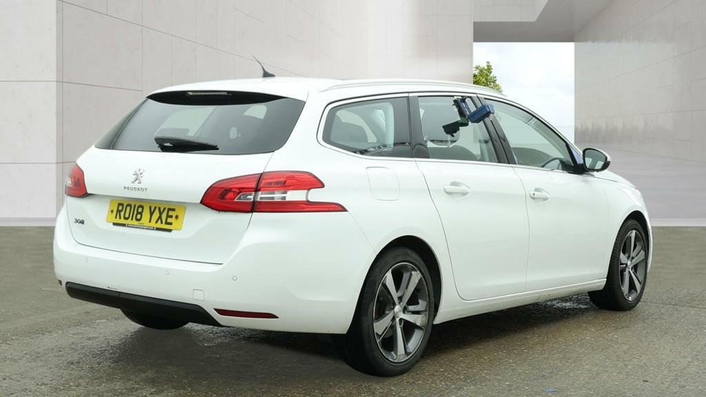 Peugeot 308 SW 1.2 Puretech Allure White #3